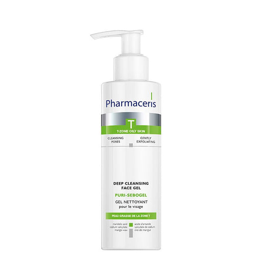 Pharmaceris T Puri - Sebogel Gel facial de limpieza profunda 190 ml - Farmacias Arrocha