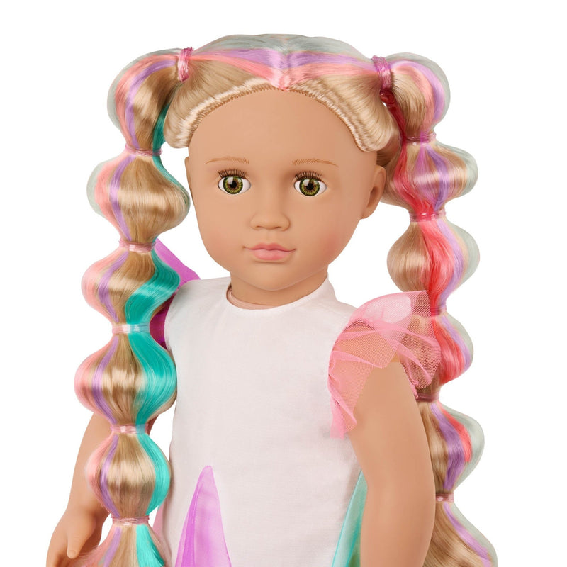 Tessie Trenza Mágica – Muñeca de 18” con Cabello Extensible - Farmacias Arrocha