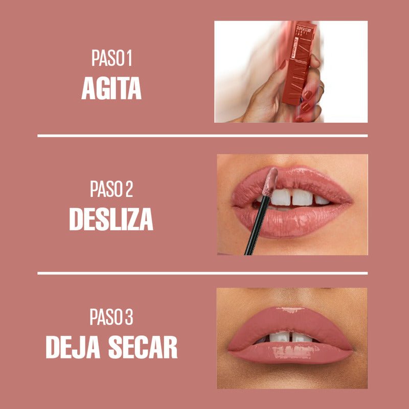 Labial Líquido Maybelline Ny Vinyl Ink Nudes - Farmacias Arrocha