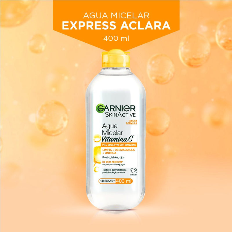 Agua Micelar Garnier Express Aclara 400 Ml - Farmacias Arrocha