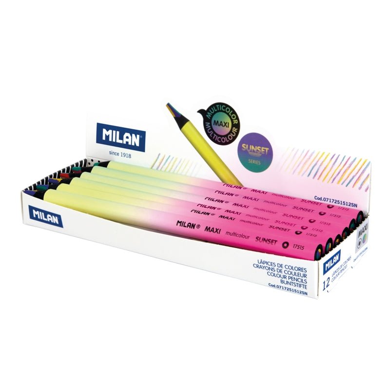 Milan 12 Lapices Multicolores - Farmacias Arrocha