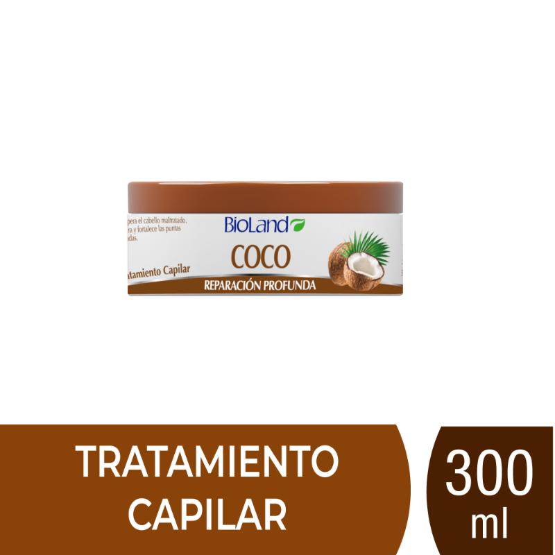 Bioland Tratamiento Reparador Coco 300Ml - Farmacias Arrocha
