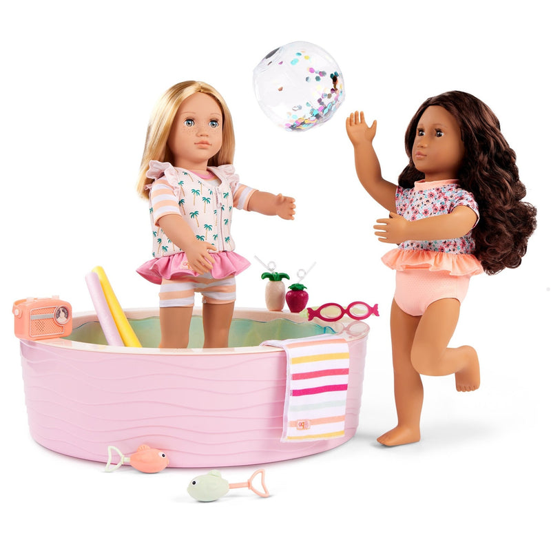 Diversión en la Piscina – Playset para Muñeca de 18” - Farmacias Arrocha