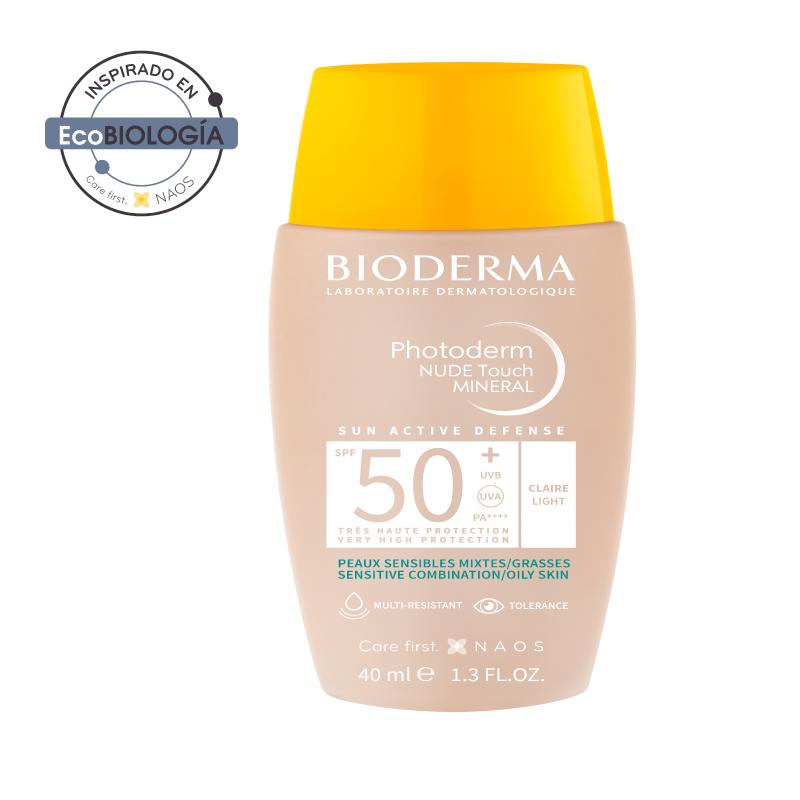 Bioderma Photoderm Nude Touch SPF 50+ Color Claro - Farmacias Arrocha