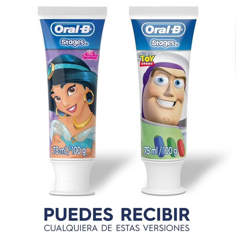 Pasta de dientes Oral - B Pro - salud Toy Story/jasmin/goofy 75ml - Farmacias Arrocha