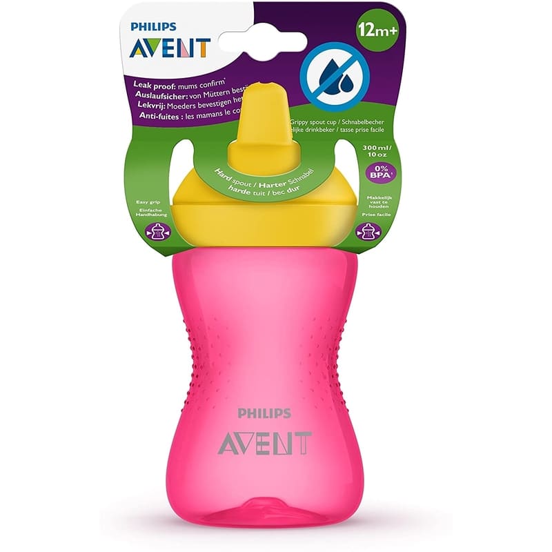 Avent 1 Vaso Con Boquilla 12M+/330Ml - Rosa - Farmacias Arrocha