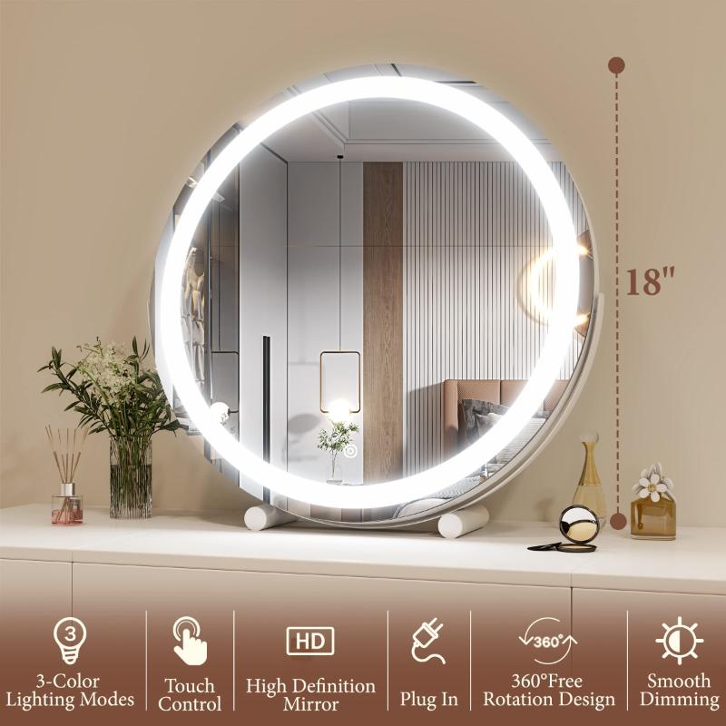 Espejo Iluminado Con Luz Led 18" - Farmacias Arrocha