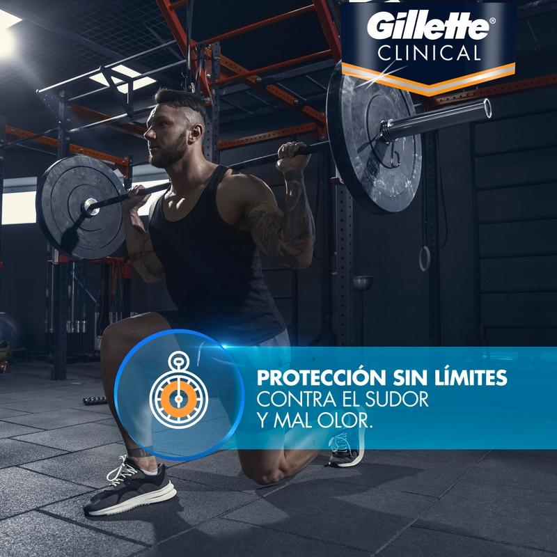 Gillette Clinical Crema Antitranspirante / Desodorante Sport Triumph 48 g - Farmacias Arrocha