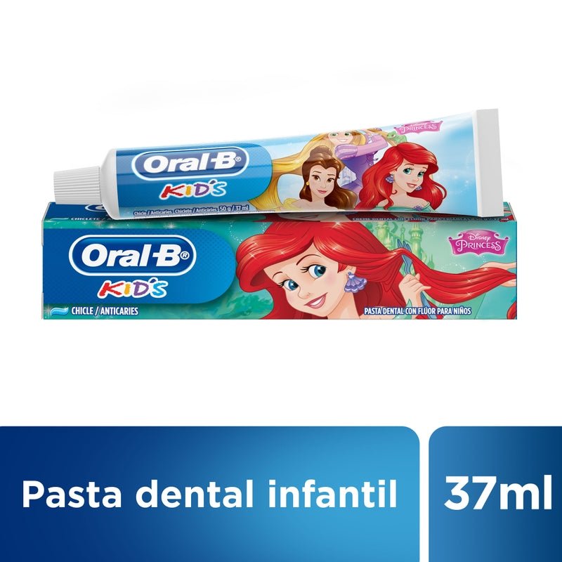 Pasta dental Oral - B Kids Princesas 37 ml - Farmacias Arrocha