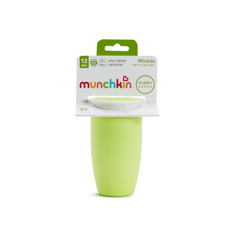 Munchkin Vaso 360 - 10Oz. Con Tapa - Farmacias Arrocha