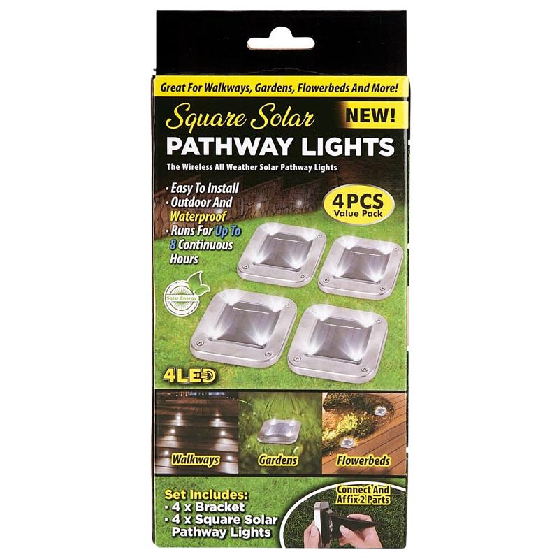 Lamparas Solares para Jardin 4Pzas - Farmacias Arrocha