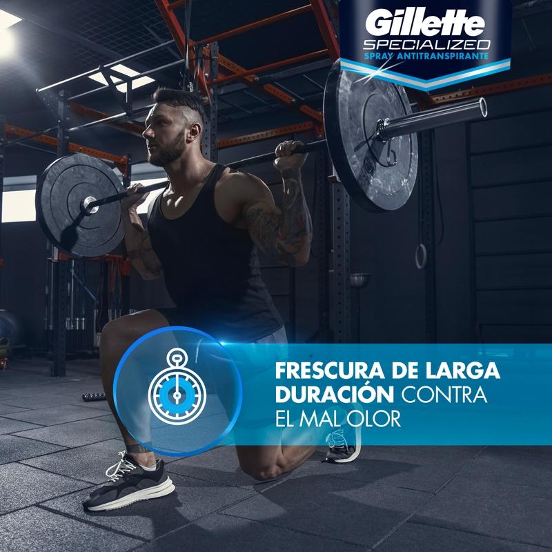 Spray Antitranspirante Gillette Specialized Cool Wave 93 g - Farmacias Arrocha