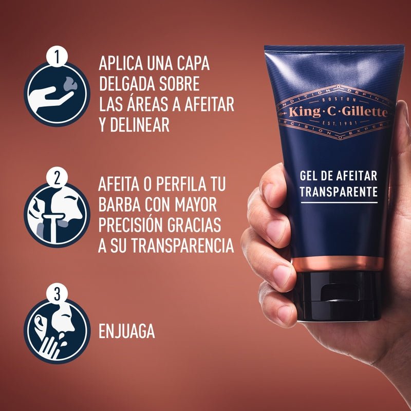 Gel para Afeitar King C. Gillette, 170ml - Farmacias Arrocha