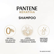 Shampoo Reparador Pantene Pro - v Miracles Keratina Repara Y Protege 300 ml - Farmacias Arrocha