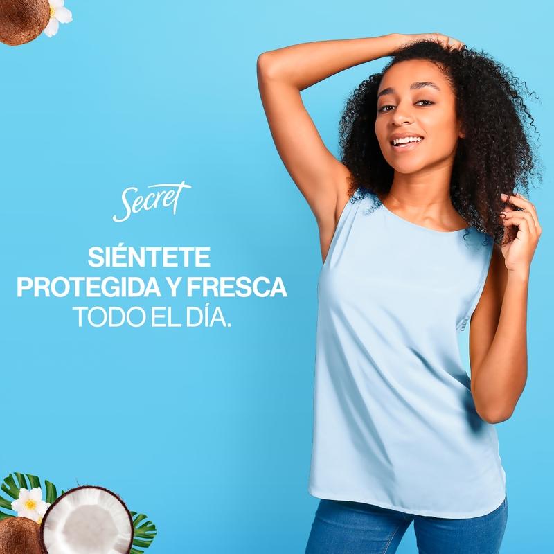 Gel Invisible Antitranspirante Secret Coconut 45 g - Farmacias Arrocha