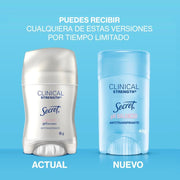 Gel Invisible Antitranspirante Secret Clinical Strength Ph Balanced 45 g - Farmacias Arrocha