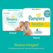 Toallitas húmedas Pampers Sensitive libre de perfumes, 84 unidades - Farmacias Arrocha