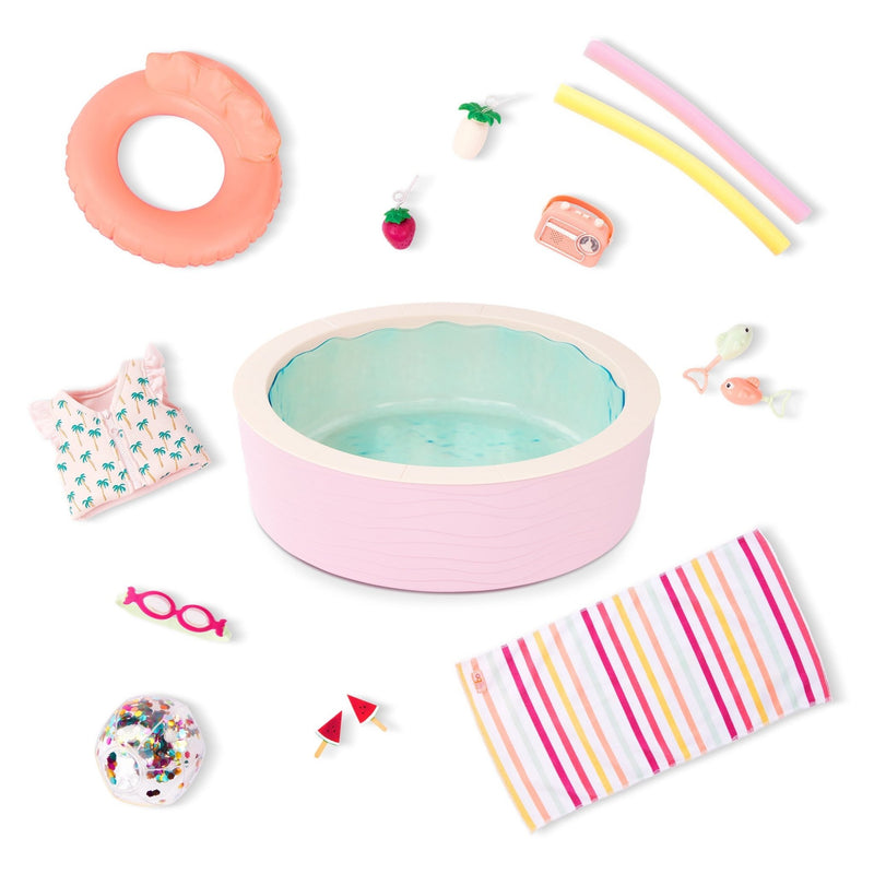 Diversión en la Piscina – Playset para Muñeca de 18” - Farmacias Arrocha