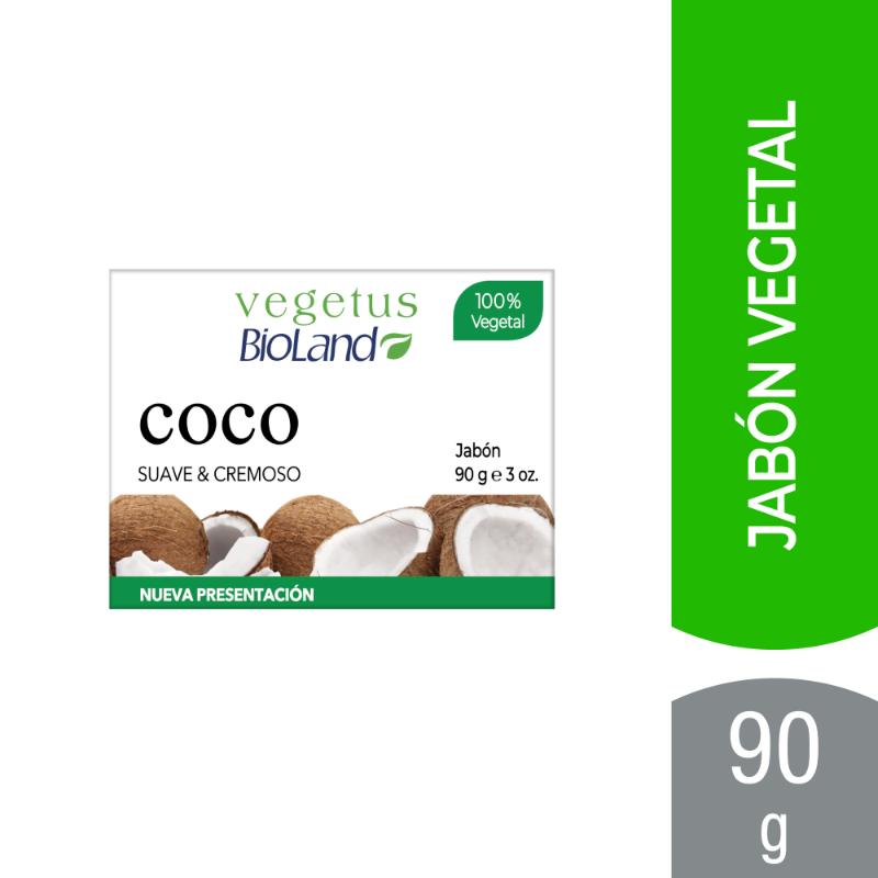 Bioland Jabón En Barra Coco 90G - Farmacias Arrocha