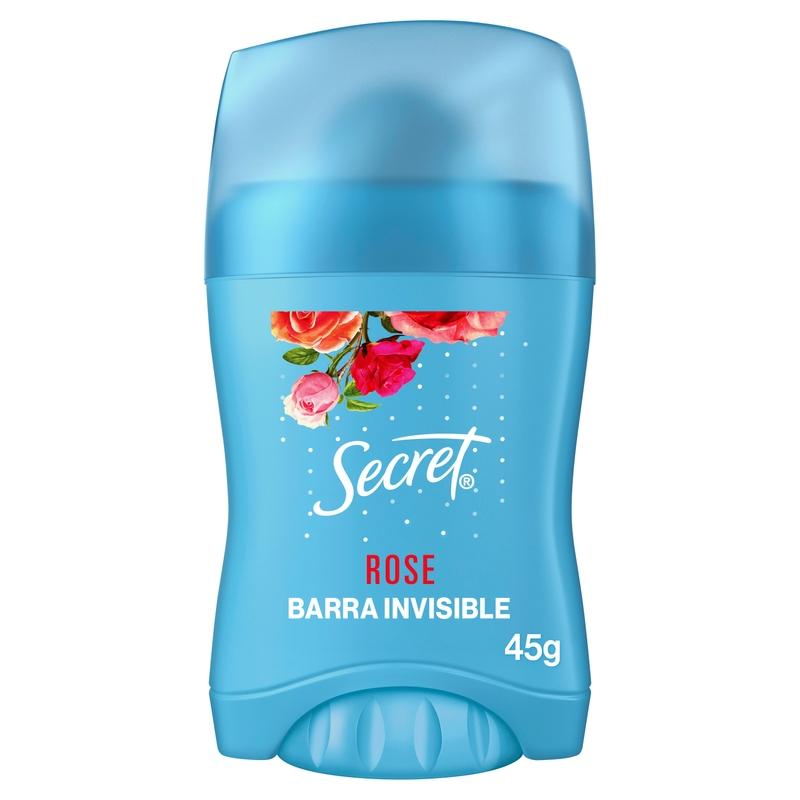 Barra Invisible Antitranspirante Secret Rose 45 g - Farmacias Arrocha