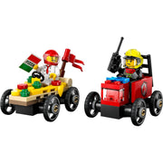 Lego City Coches de Carreras: Pizza Vs Camión de Bomberos - Farmacias Arrocha