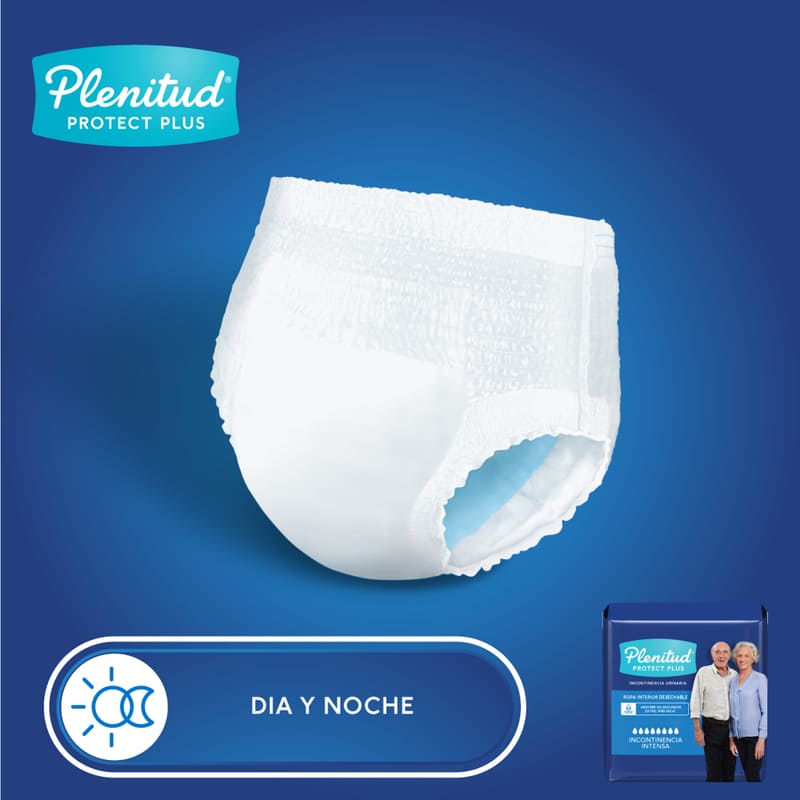 Ropa Interior Desechable Adulto Plenitud Protect Plus P/M 8U - Farmacias Arrocha