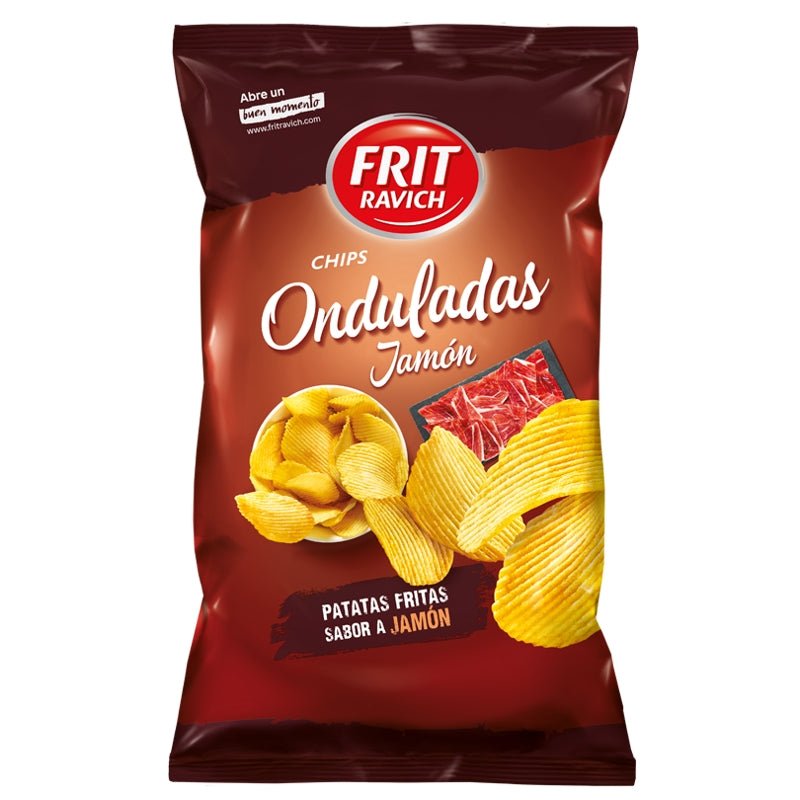 Frit Ravich Chips Onduladas Jamón 160G - Farmacias Arrocha