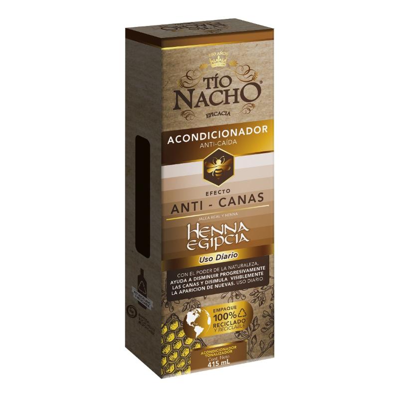Tío Nacho Acondicionador Sustentable Henna Glbâ  415Ml/12 - Farmacias Arrocha