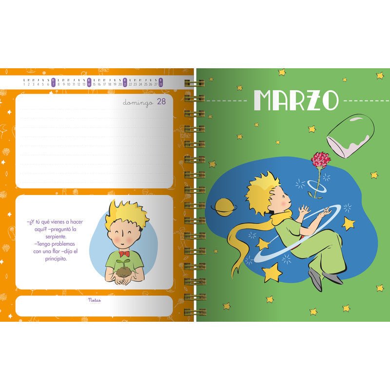 V&R - Agenda El Principito 2027 Blanca - Farmacias Arrocha
