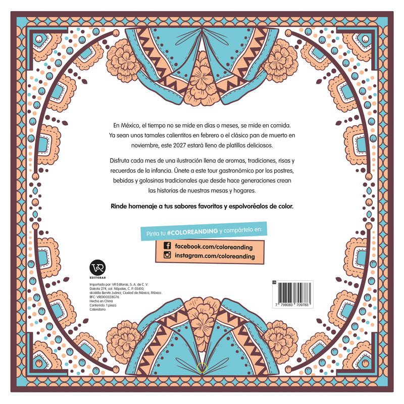 V&R - Calendario Coloreanding 2027 - Farmacias Arrocha