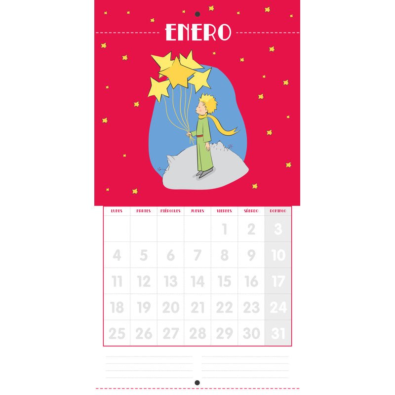 V&R - Calendario El Principito Blanco 2027 - Farmacias Arrocha