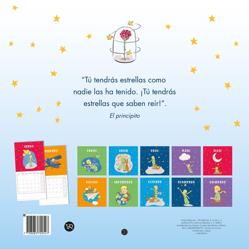 V&R - Calendario El Principito Blanco 2027 - Farmacias Arrocha