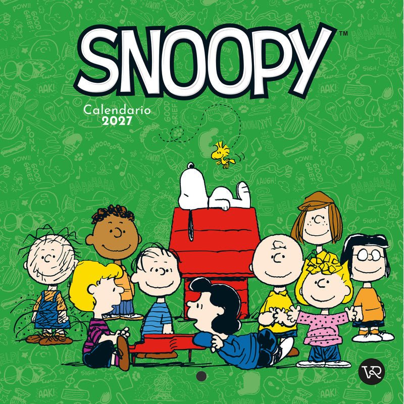 V&R - Calendario Snoopy Verde 2027 - Farmacias Arrocha