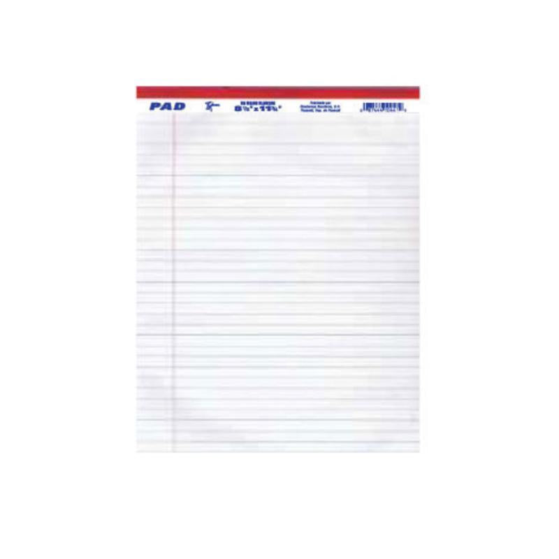 Corsario Pad Rayado Blanco 8.5X11 (24) - Farmacias Arrocha