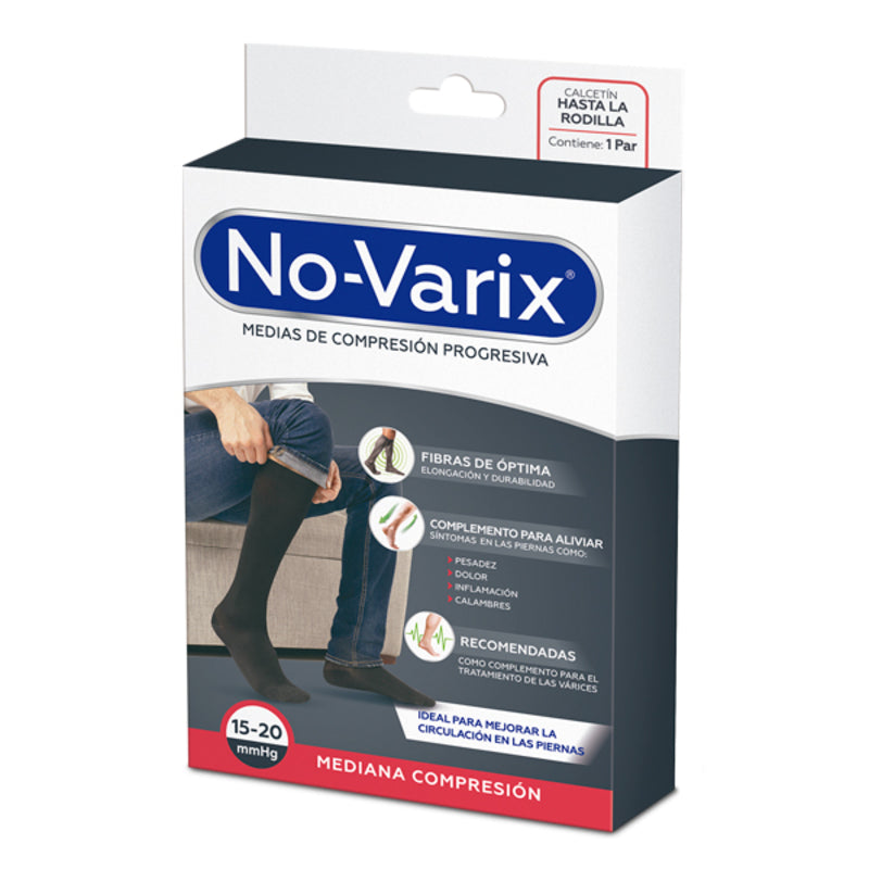No-Varix Calcetin Gray Para Caballero Small - Farmacias Arrocha