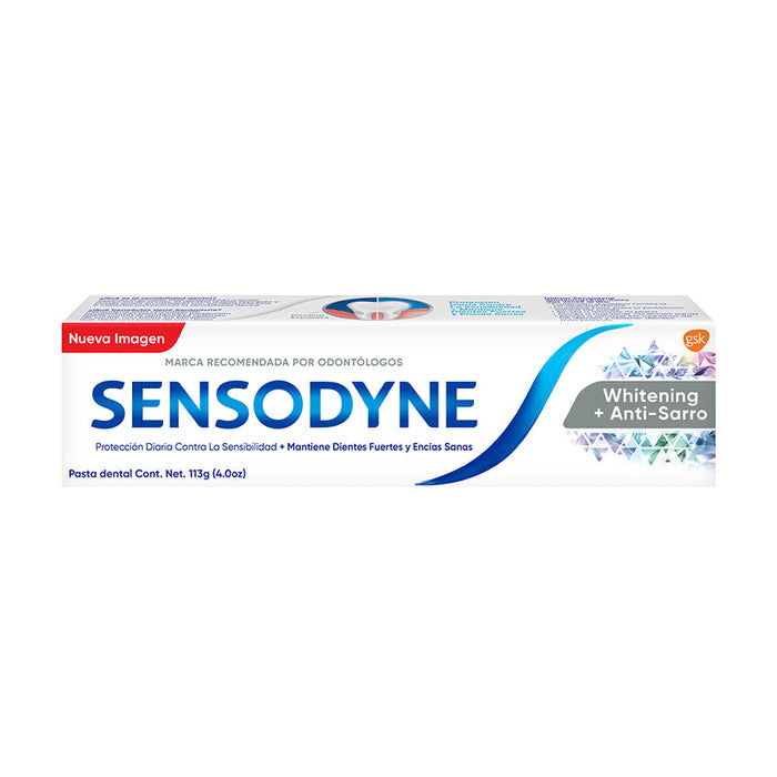 Sensodyne Pasta Dental White+Antisarro - Farmacias Arrocha