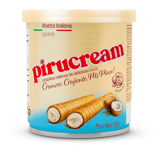 Pirucream Coconut Barquillo Filled 155Gr - Farmacias Arrocha