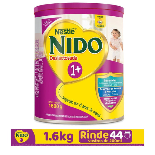 Nido 1+Deslactosada 1600 Gr - Farmacias Arrocha