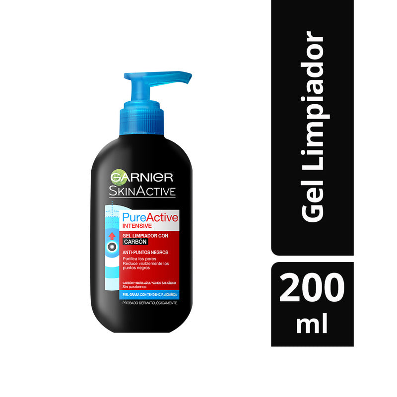 Garnier Pure Active Gel Limpiador Anti Puntos Negros - Farmacias Arrocha