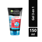 Garnier Pure Active Gel 3 en 1 Anti Puntos Negros - Farmacias Arrocha