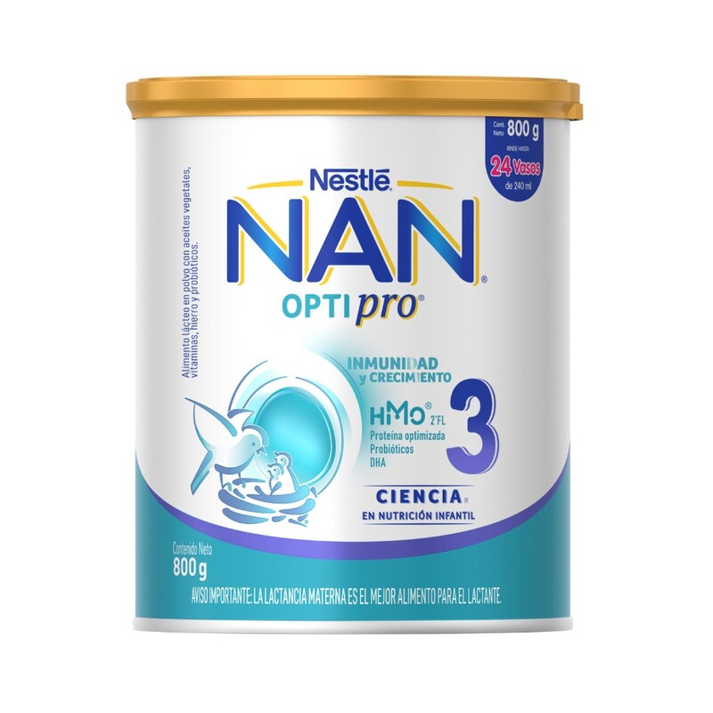 NAN 3 Optipro HM-O  800gr   - Farmacias Arrocha