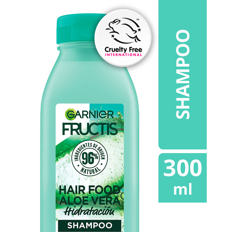 Garnier Fructis Hair Food Shampoo de Hidratación Aloe Vera 300ML - Farmacias Arrocha