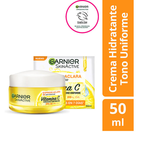 Garnier Express Aclara Crema Antimanchas Vitamina C 50 ml - Farmacias Arrocha
