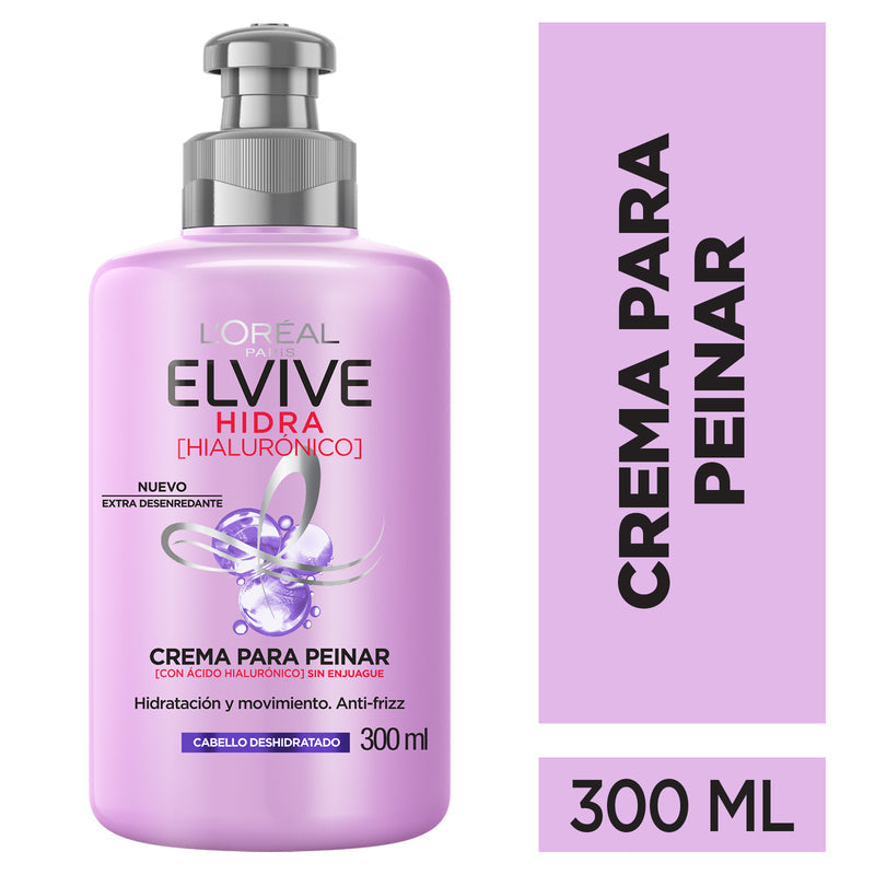 Elvive Hidra Hialurónico Crema Para Peinar Hidratación 300 Ml - Farmacias Arrocha