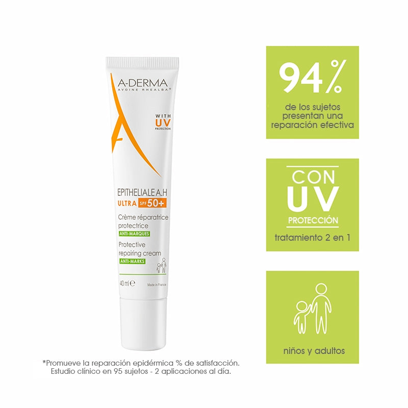A-Derma Epitheliale Ultra Spf50+ Crema Reparadora Y Protectora Anti-Marcas - Farmacias Arrocha