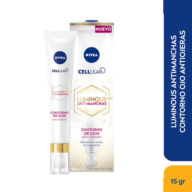 Nivea Contorno de Ojos Anti Ojeras Luminous630 15ml - Farmacias Arrocha