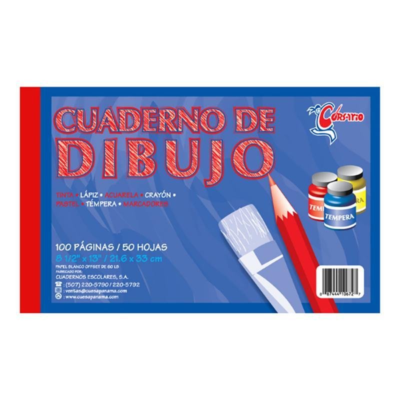 Corsario Cuaderno Dibujo Senc 8.5X13 (36) - Farmacias Arrocha