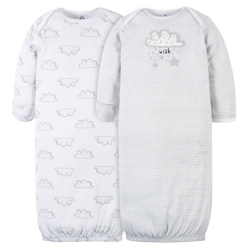Gerber Pijamas Neutrales 0-6M - 2 piezas - Farmacias Arrocha