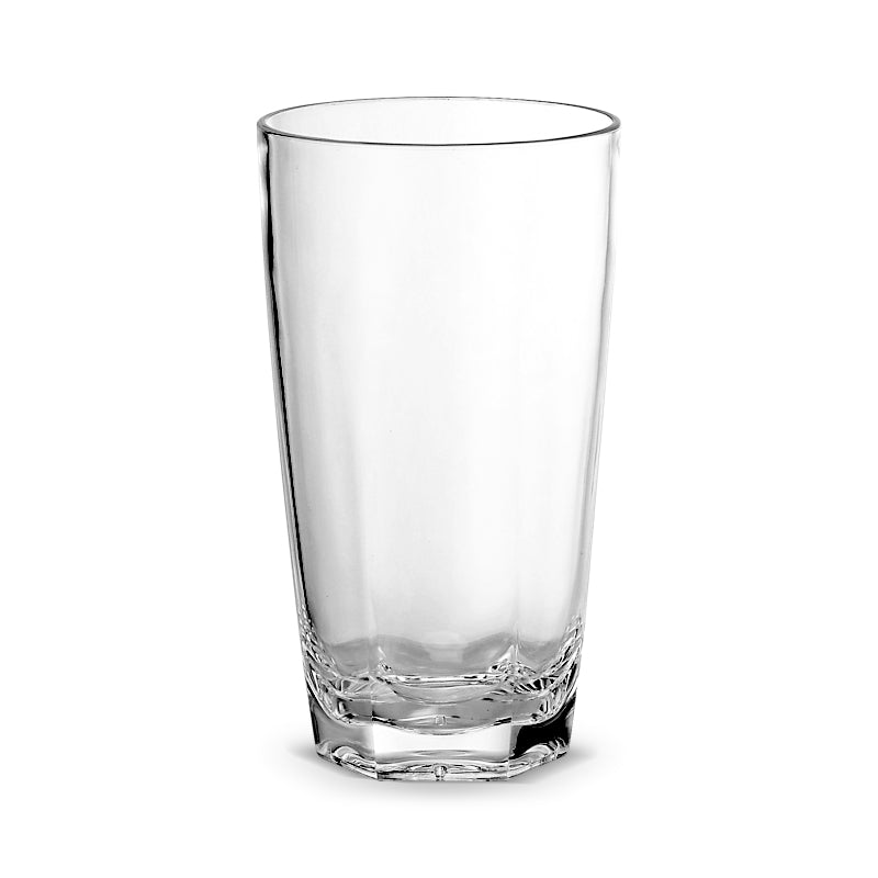 Vaso De Vidrio Alto Con Diseño Hexagonal 630 ml - Farmacias Arrocha