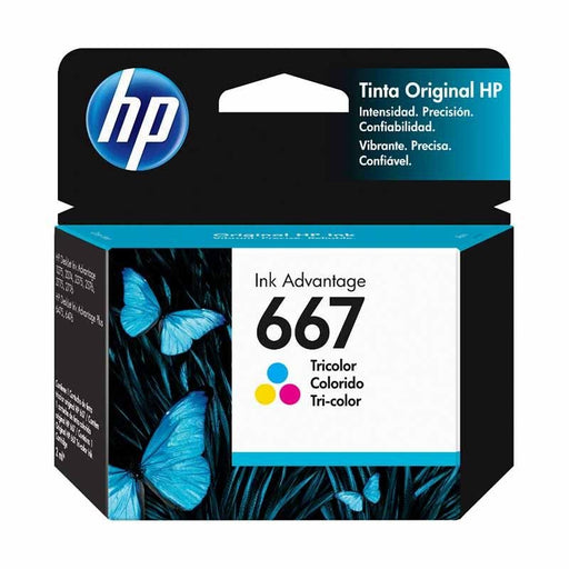 Hp Hp 667 Tri-Color Original Ink Cartridge - Farmacias Arrocha